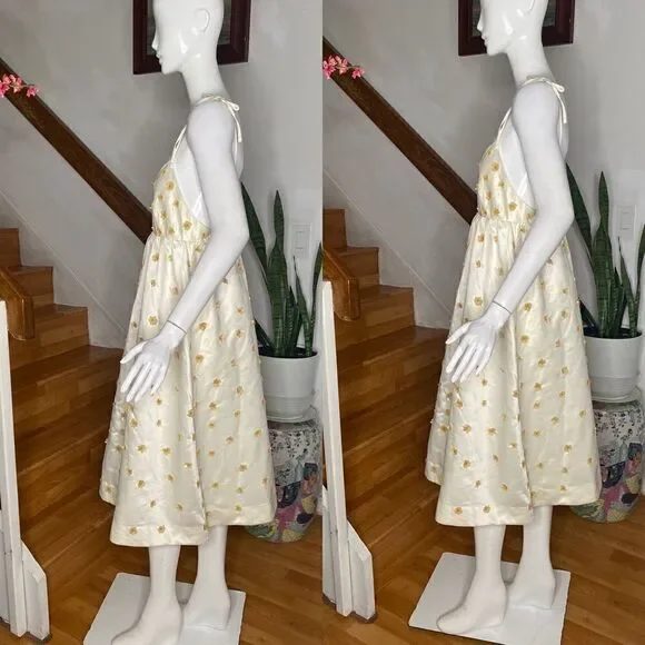 Anthropologie Calysta Spotted Midi Dress - Picture 3 of 7